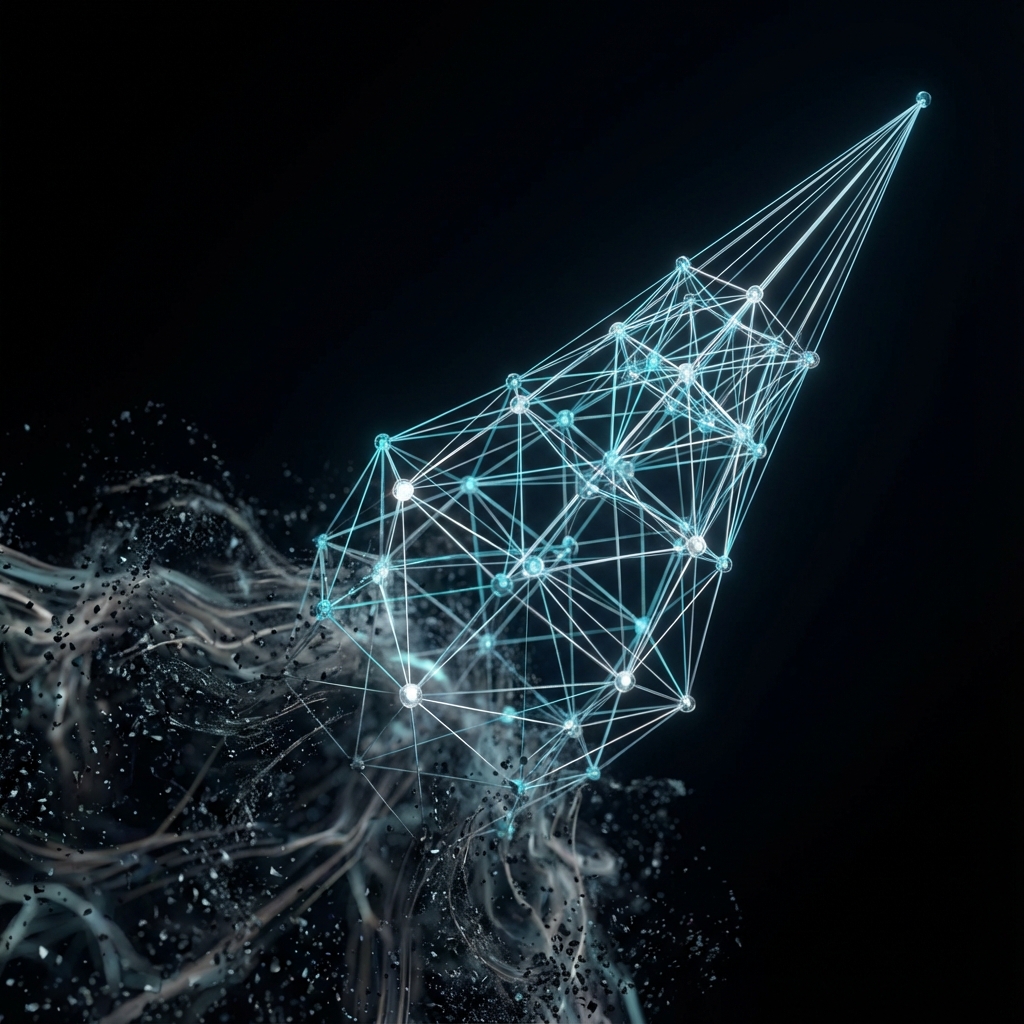 Abstract Visualization of The Protocol Exit as a Crystalline Lattice
